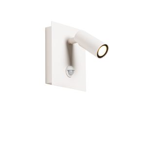 Vonkajšie nástenné svietidlo biele vrátane LED IP54 pohybového senzora - Simon