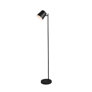 Stojacia lampa čierna nabíjateľná vrátane 4-stupňovej LED stmievateľnej - Mateo