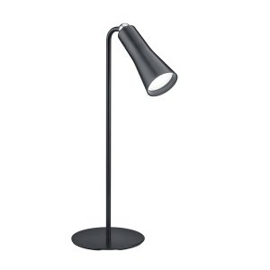 Moderná stolná lampa čierna nabíjateľná 3-stupňová stmievateľná – Samuel