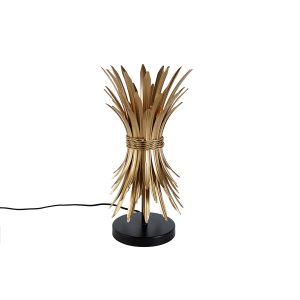 Stolná lampa v štýle Art Deco zlatá – Wesley