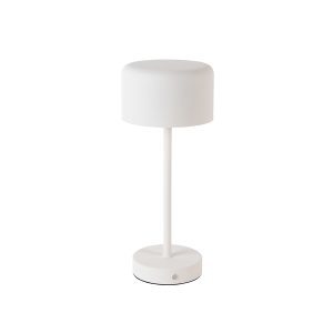 Moderne tafellamp wit oplaadbaar - Poppie