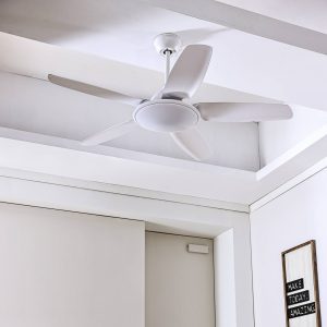 Stropný ventilátor Starluna LED Divian, biely, DC, tichý, CCT