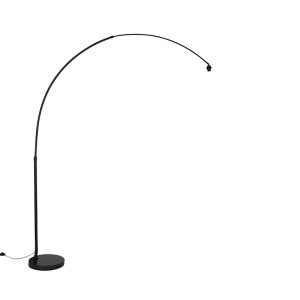 Moderná oblúková lampa čierna bez tienidla – XXL