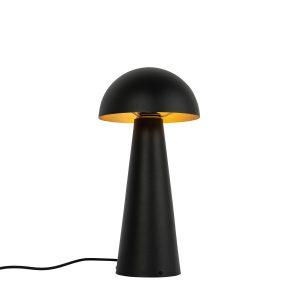 Vonkajšia stojaca lampa čierna 50 cm vrátane LED - Mushroom